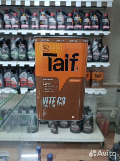 Масло Taif Vite C3 5W-30, PAO синтетическое 1л