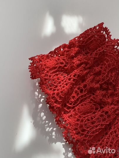 Подвязка красное кружево ardi