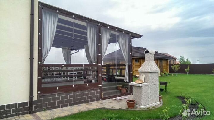 Мягкие окна, москитные сетки для беседок и террас