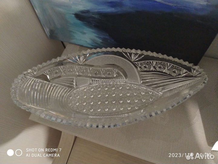 Хрустальная ваза