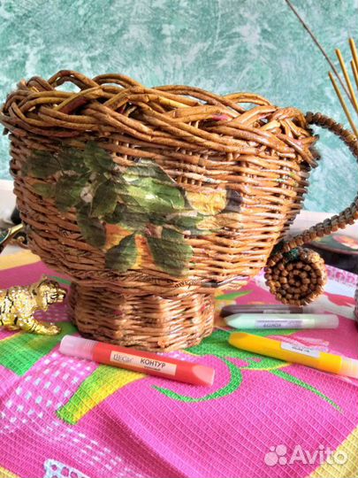 Корзина ручной работы