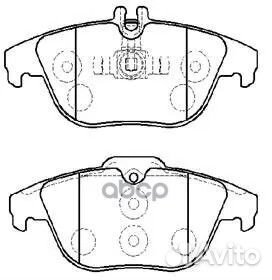 Колодки тормозные дисковые benz C Class(W204) 0