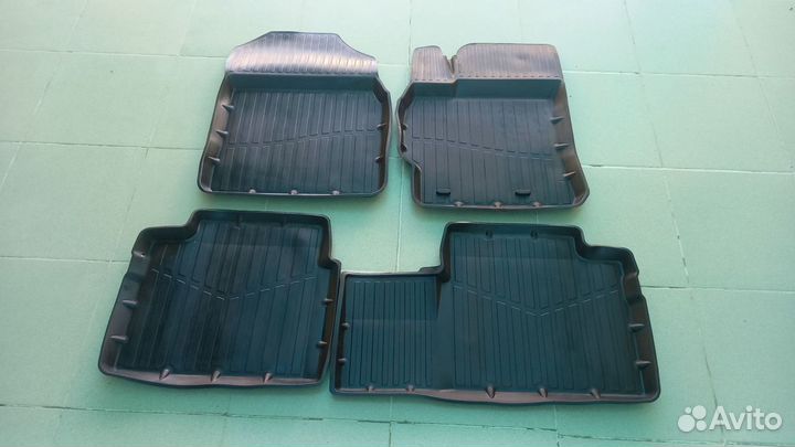 Коврики резиновые toyota corolla E160 170