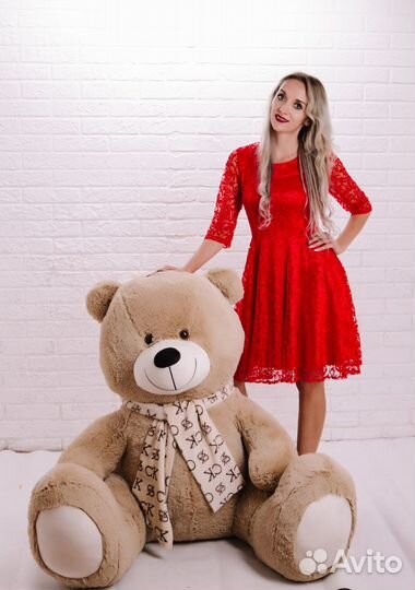 Медведь Плюшевый 185 см с бесплатной доставкой