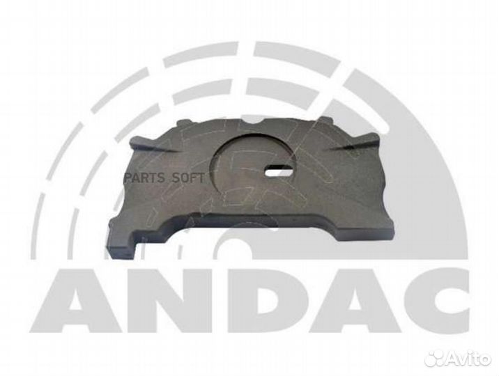 Andac 081030159 пластина пластина суппорта с желоб