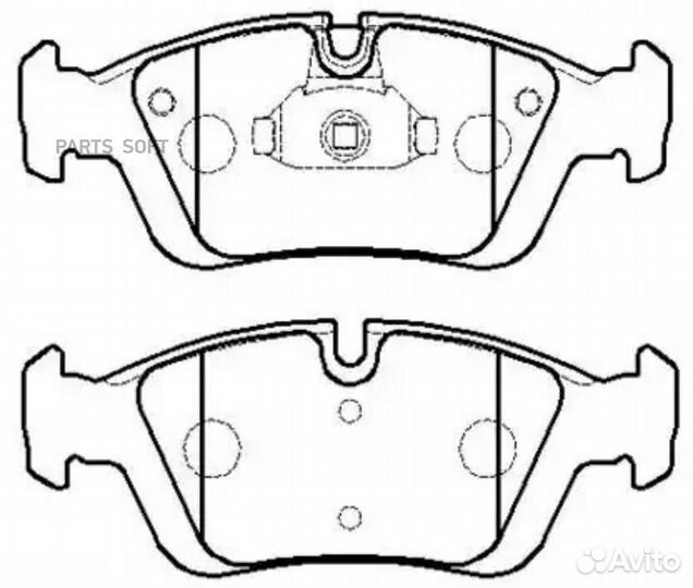 HSB HP5031 Колодки тормозные дисковые