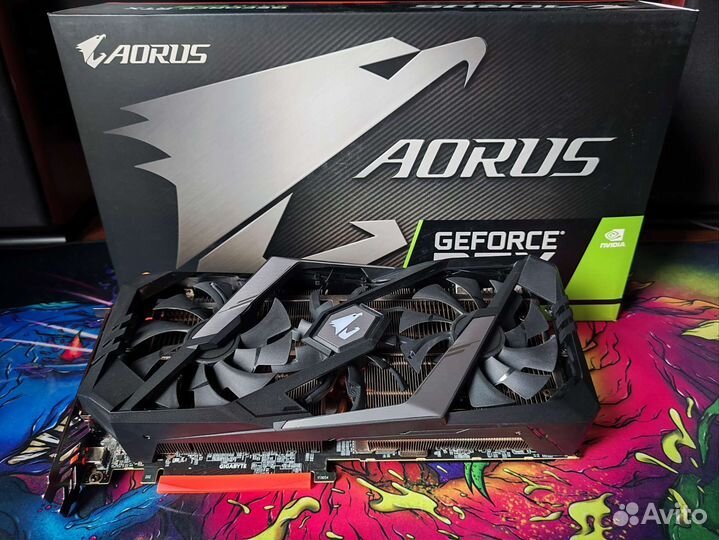 Роковая красотка видеокарта rtx 2070 super Aorus