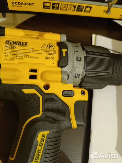 Ударный шуруповерт dewalt dcd 805, оригинал