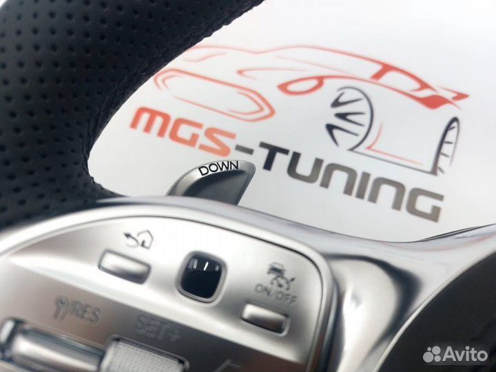 Руль Mercedes 63 AMG Edition карбон круиз подушка