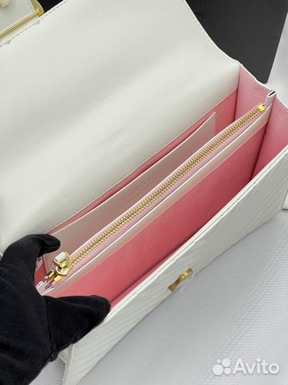 Сумка Pinko icon quilt, натуральная кожа, премиум