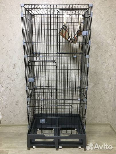 Большая клетка для кошек и котов