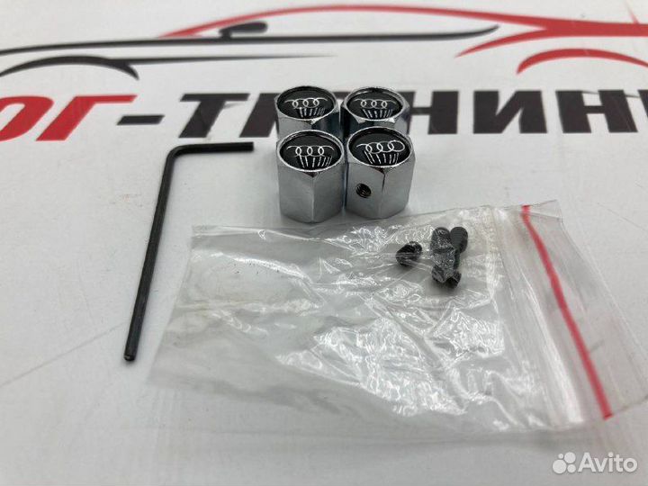 Колпачки на ниппель Audi classic с анти кражей