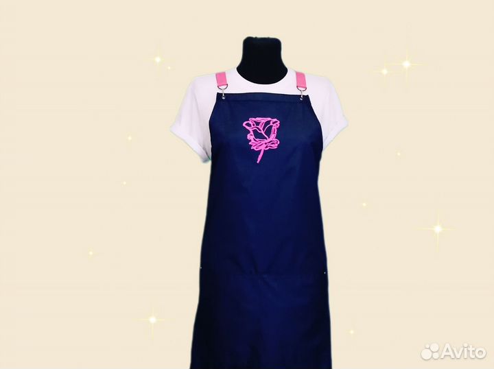 Фартук для флориста с логотипом