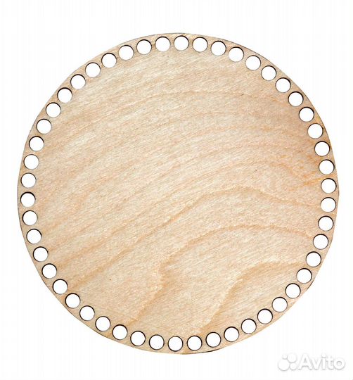 Набор деревянных донышек для вязания корзин 6 штук