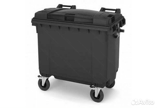 Мусорный евроконтейнер пластиковый 660л П-5981