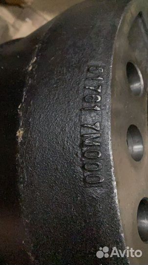 Барабан тормозной перед/зад 10 шпилек ширина 205мм