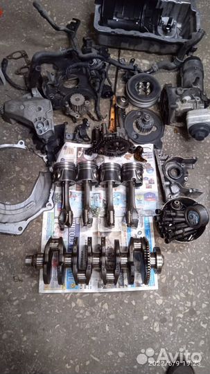 Двигатель VW golf 1.9 TDI AXR по запчастям