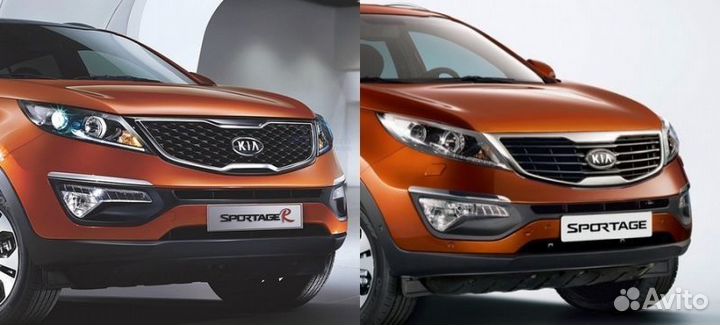 Решетка радиатора - KIA Sportage R 2.0 Turbo GDI