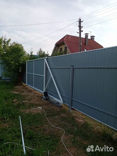 Откатные ворота под ключ