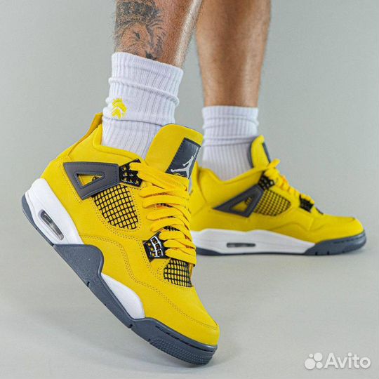 Кроссовки Air Jordan 4 Lightning (41-45)