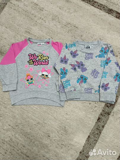Свитшот для девочки 98
