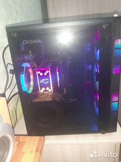 Пк (intel 12/24,16 DDR4,RX580 8GB, M 2 nvme 250GB)