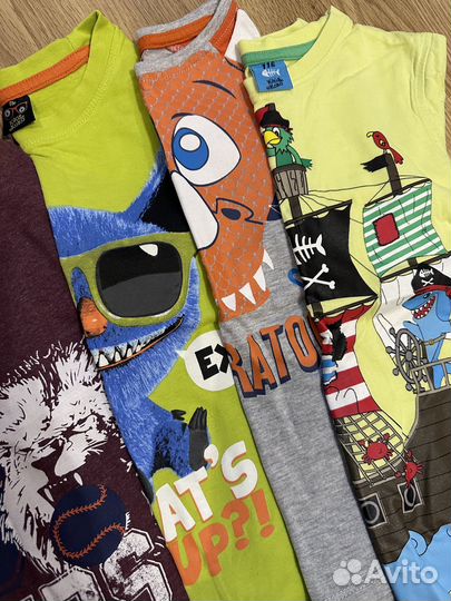 Вещи пакетом на мальчика 110 116