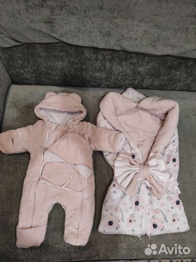 Комплект на выписку для девочки