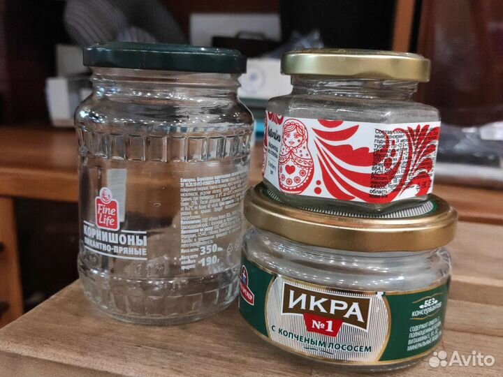 Стеклянные банки разные