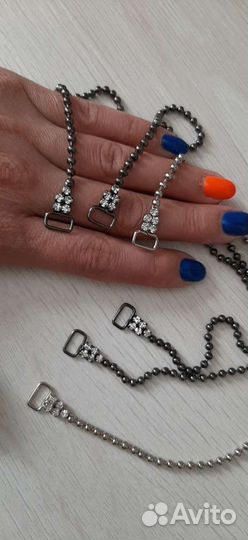 Бретели бижутерия на платье