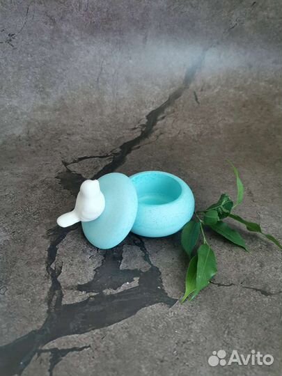 Кашпо или подсвечник из гипса