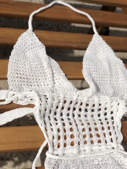 Платье вязаное