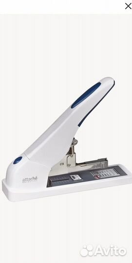 Степлер Attache до 100 л.,мощный, белый, Selection