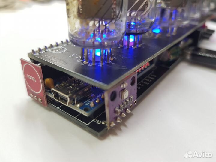 Часы(DIY) на 6 лампах ин-14,ин-12