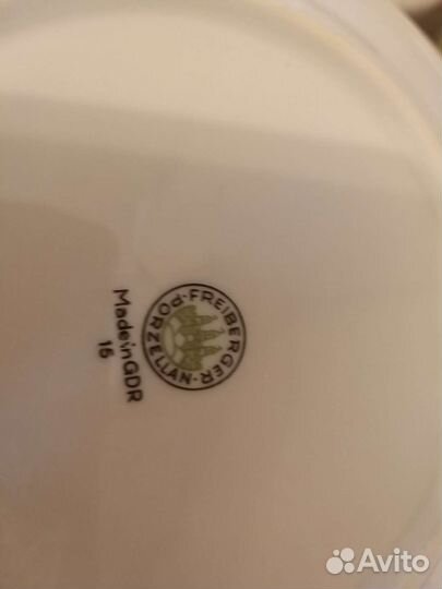 Столовый сервиз гдр на 6 персон