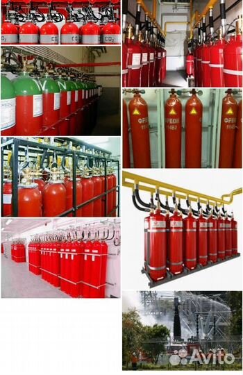 Хладон модули баллоны пожарные вывозим