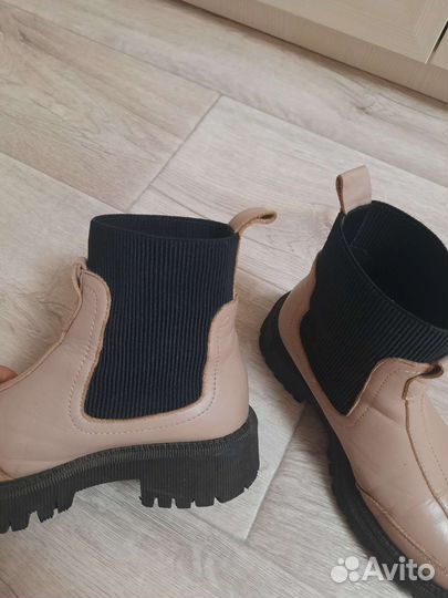 Ботинки челси для девочки. Натуральная кожа