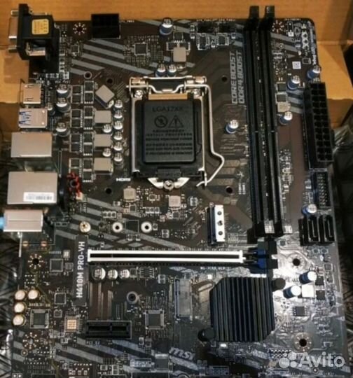 Комплект i3 10100f + 4gb озу