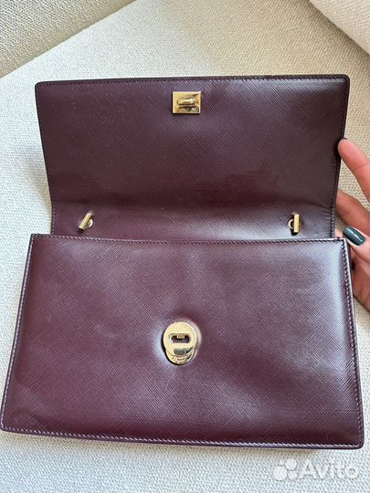 Сумка Salvatore Ferragamo бордовая