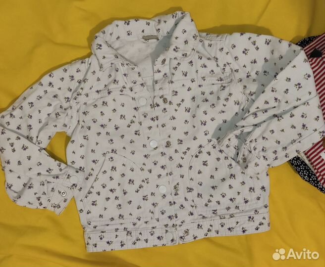 5/6 л Пакет лето:Zara футболки,джинсовка Син