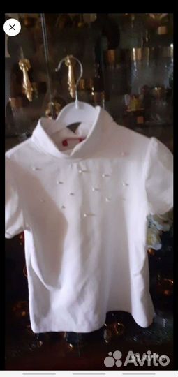 Блузка рубашка белая школьная