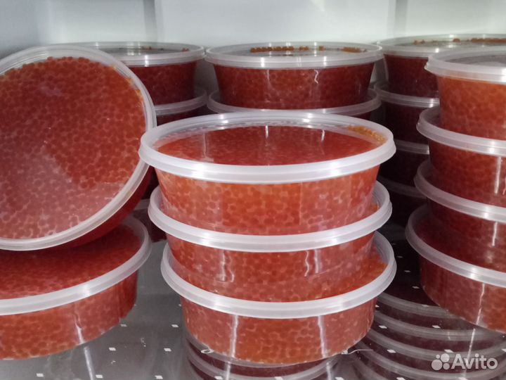 Красная икра кета