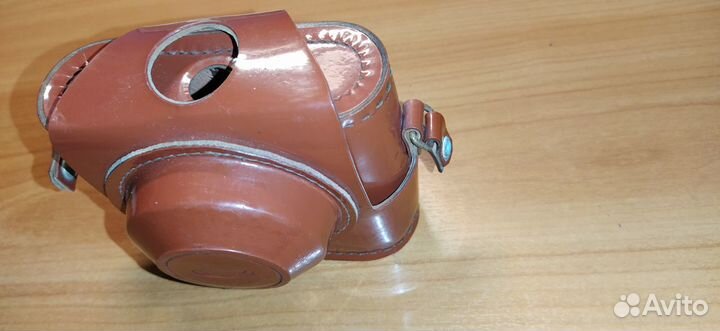 Ретро Чехол для фотоаппарата (коричневая кожа)