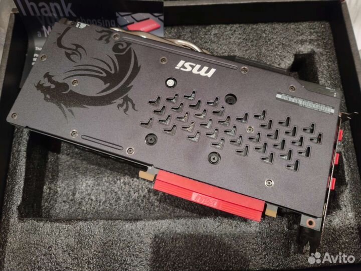 Видеокарта MSI RX580 8gb