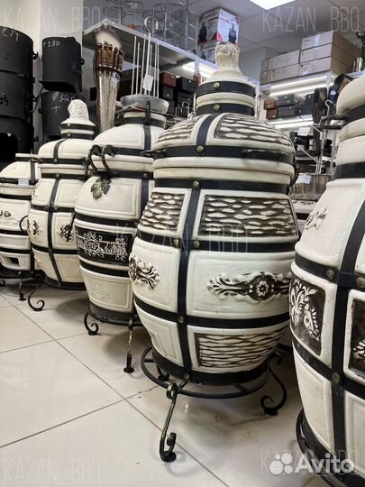 Тандыр с откидной крышкой