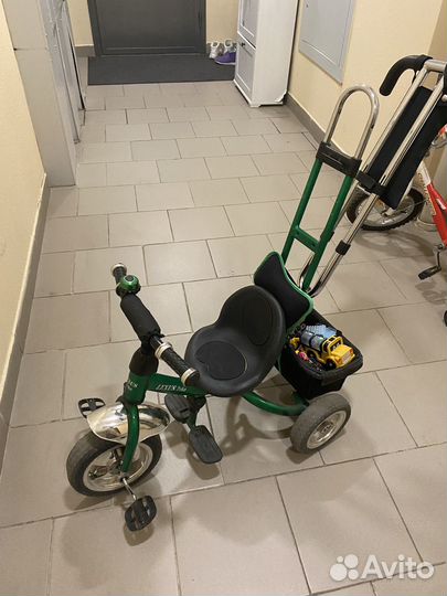 Велосипед с ручкой lexus trike