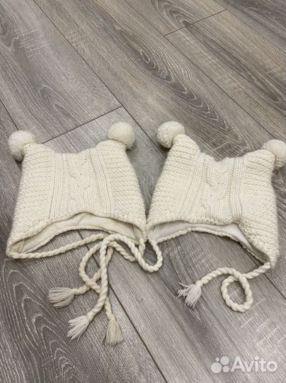 Зимние шапки для двойни