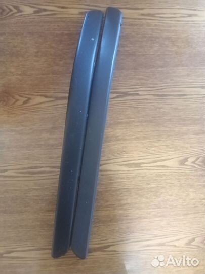 Накладки на передний бампер BMW E39