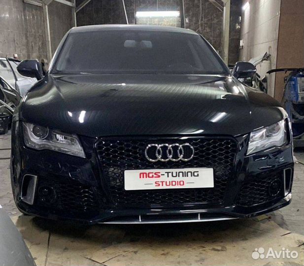 Передний бампер в стиле RS7 Audi A7 4G 2010-2014