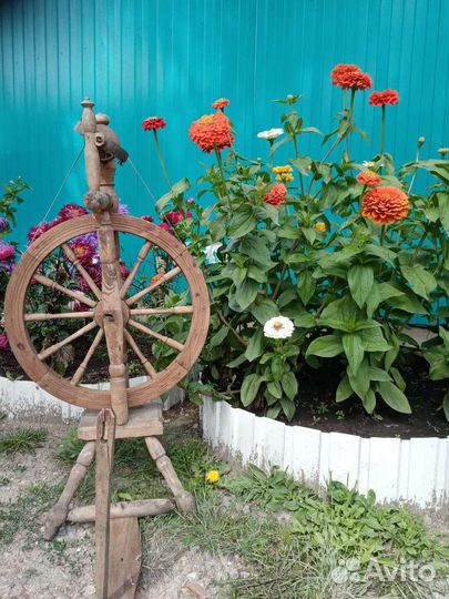 Прялка деревянная старинная